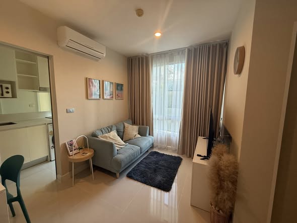 bedroom and living room of The Sky Sukhumvit
