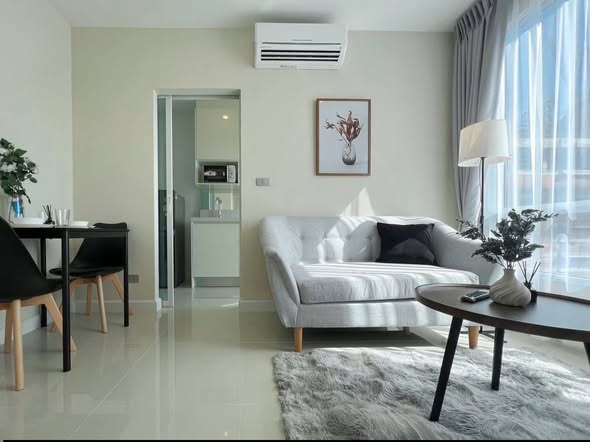 living room and bedroom of The Sky Sukhumvit