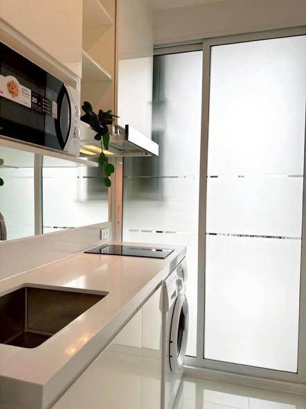 room interior and bathroom of The Sky Sukhumvit
