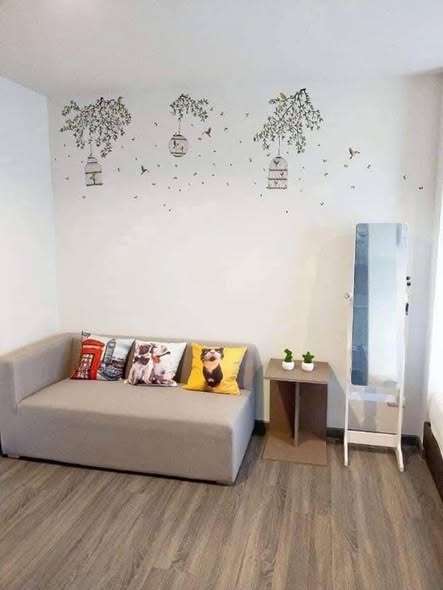 living room of The Trust Condo @BTS Erawan