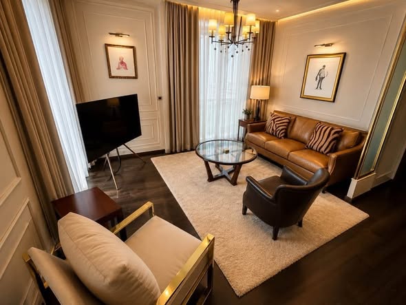 bedroom and living room of THE XXXIX