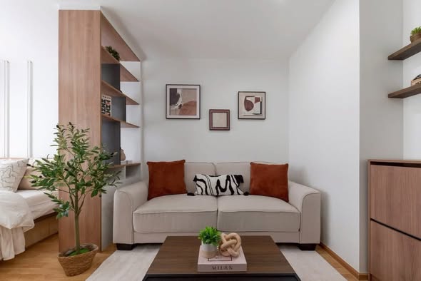 bedroom and living room of U Delight Residence Phatthanakan