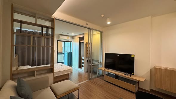 living room and bedroom of U Delight Residence Riverfront