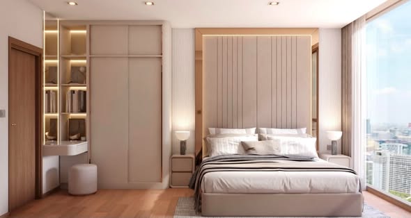 bedroom of United Residence