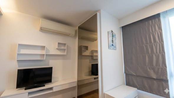 bedroom of Vantage Condominium