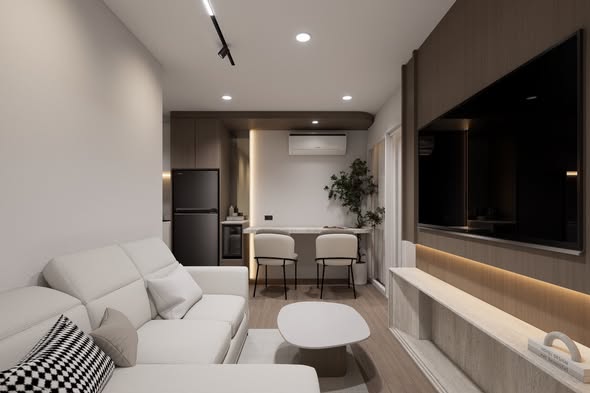 living room of Viengping Mansion condominium