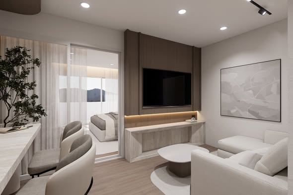 living room of Viengping Mansion condominium