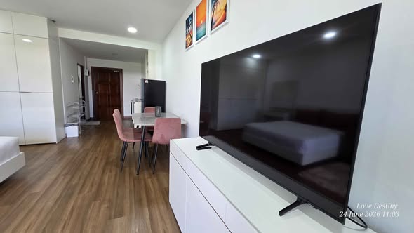 living room and bedroom and room interior of View Talay 5 C Condominium