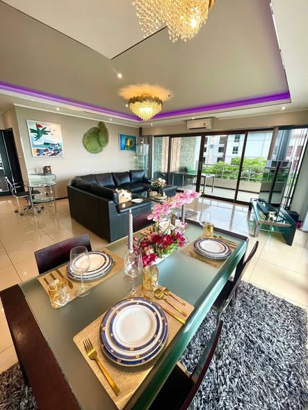 living room and room interior of View Talay Condo 3A