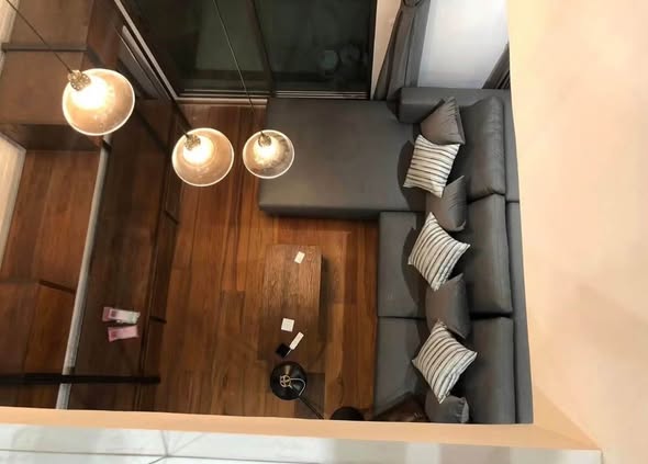living room of Villa Asoke Condominium