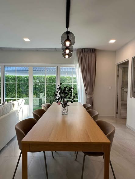 living room and room interior of Villaggio 3 Srinakarin-Bangna