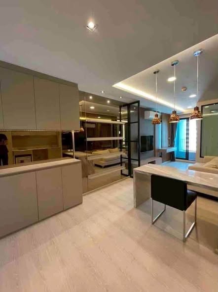 room interior and kitchen of VTARA36 Condominium