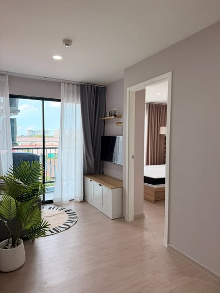 bedroom of Wela Condo เคหะ-ราม สเตชั่น คอนโดติดสถานี MRT เริ่ม 1.29 ล้าน พร้อมอยู่ปลายปี 67 คอนโดรามคำแหง คอนโดมีนบุรี คอนโดร่มเกล้า