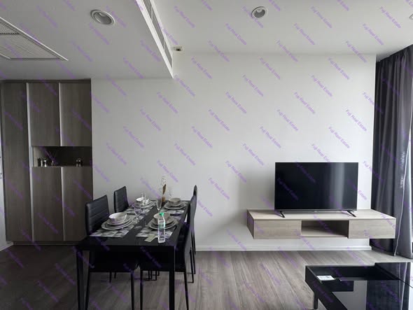 living room of Whizdom Essence Sukhumvit วิสซ์ดอม เอสเซ้นส์ สุขุมวิท