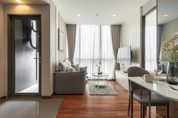 bedroom and living room and room interior of Wish Signature II Midtown Siam