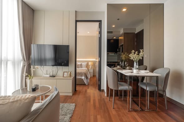 living room of Wish Signature II Midtown Siam
