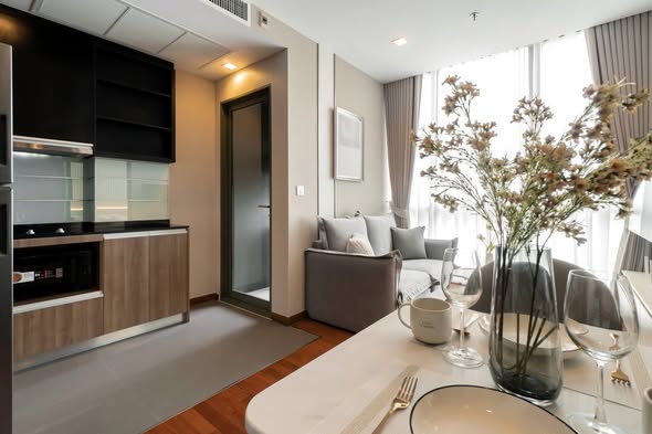 living room of WISH Signature Midtown Siam (วิช ซิกเนเจอร์ มิดทาวน์ สยาม)