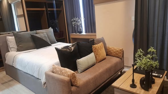 bedroom and living room of XT Ekkamai