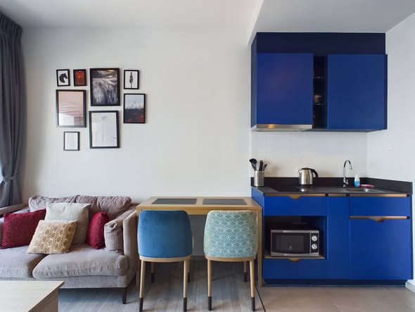 living room and kitchen of XT Ekkamai