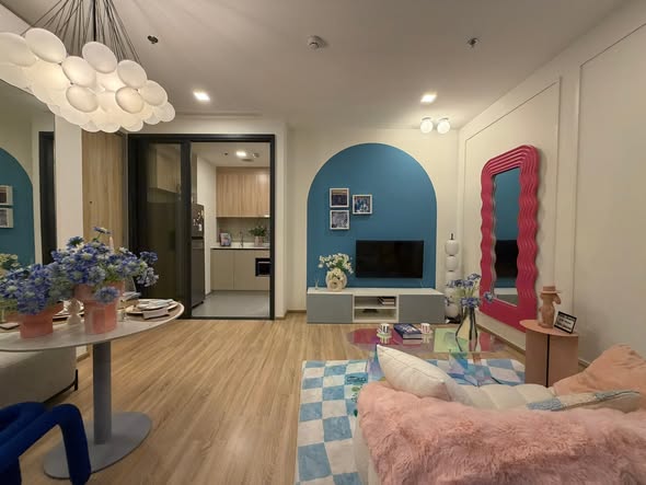 bedroom and living room of XT Phayathai