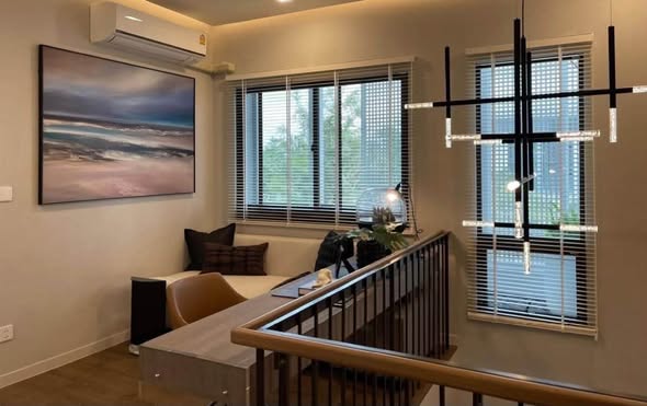 living room and room interior of มัณฑนา บางนา กม.15 | MANTANA Bangna km. 15