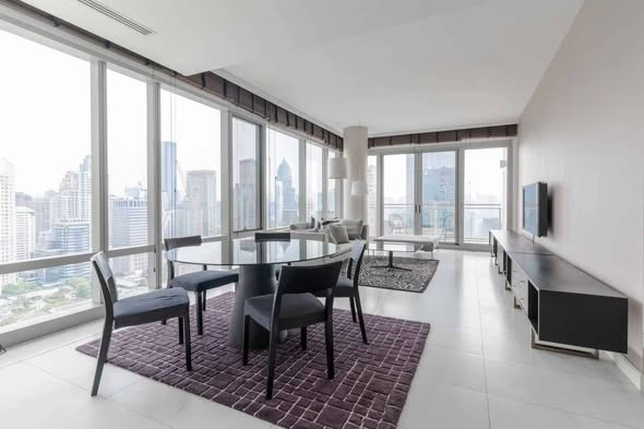 living room of 185 Rajadamri