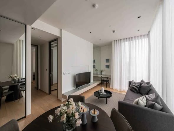 living room and room interior of 28 Chidlom