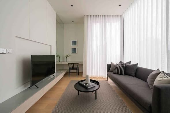 living room and room interior of 28 Chidlom
