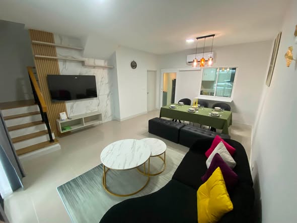living room of พลีโน่ สุขุมวิท-บางนา 3 Pleno Sukhumvit-Bangna 3
