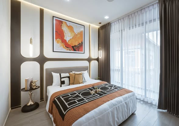 bedroom of บราวน์ คอนโด รัชดา 32