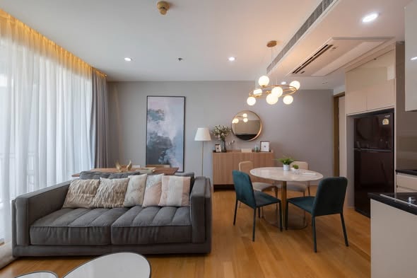 living room of 39 by Sansiri