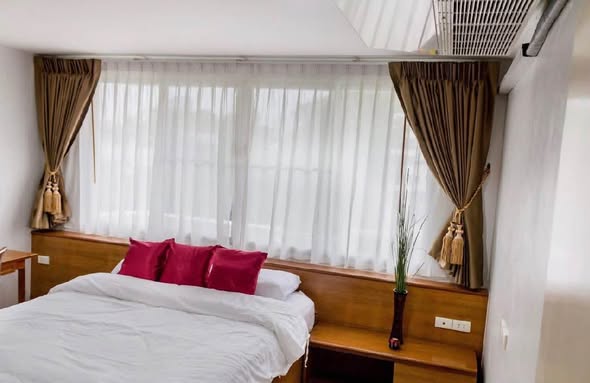 bedroom of 49 Suites