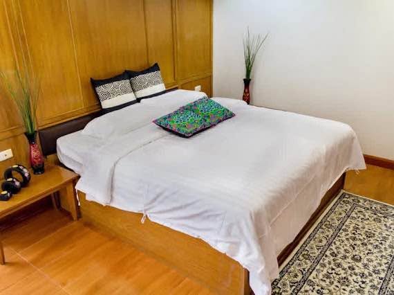 bedroom of 49 Suites