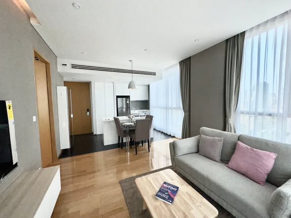 living room of AEQUA Residence Sukhumvit 49 dad no3