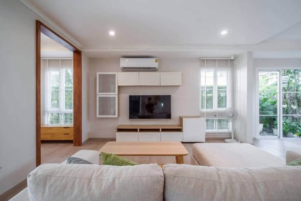 living room and bedroom of Anya Bangna – Ramkamhaeng 2