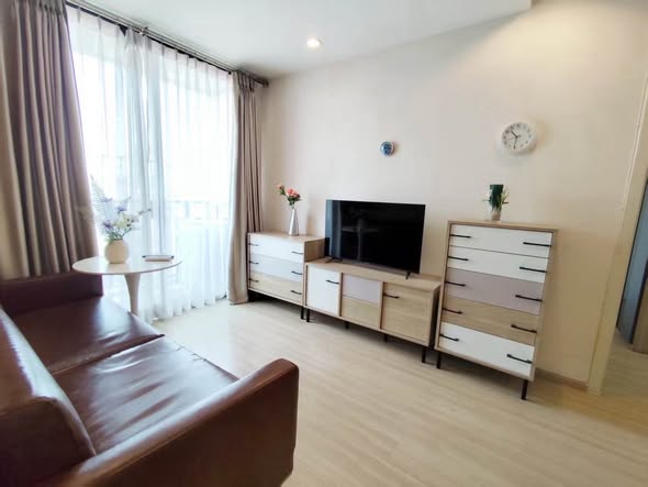 living room and bedroom of Artemis Sukhumvit 77