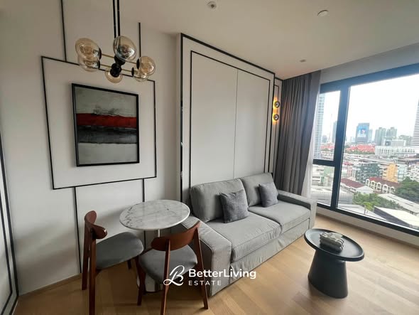 living room and bedroom of ASHTON Asoke – Rama 9