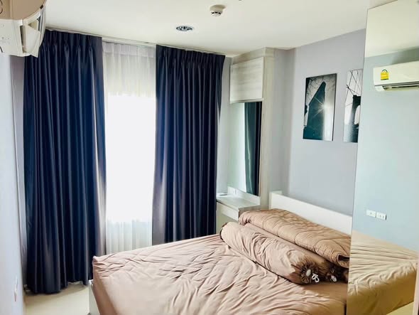 bedroom of แอสปาย เอราวัณ ไพร์ม Aspire Erawan Prime