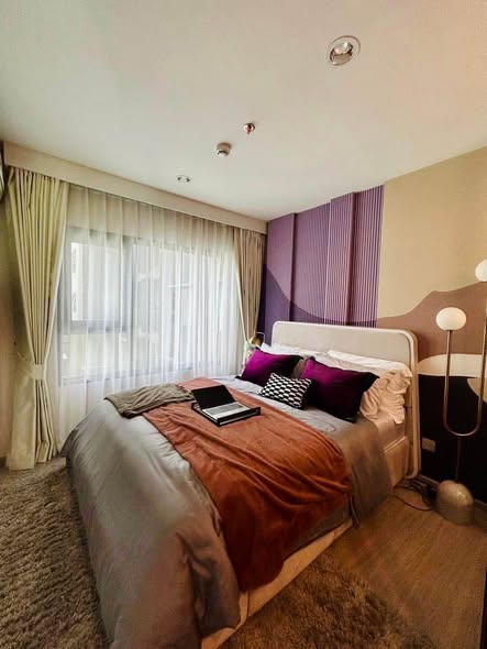 bedroom of แอสปาย เอราวัณ ไพร์ม Aspire Erawan Prime