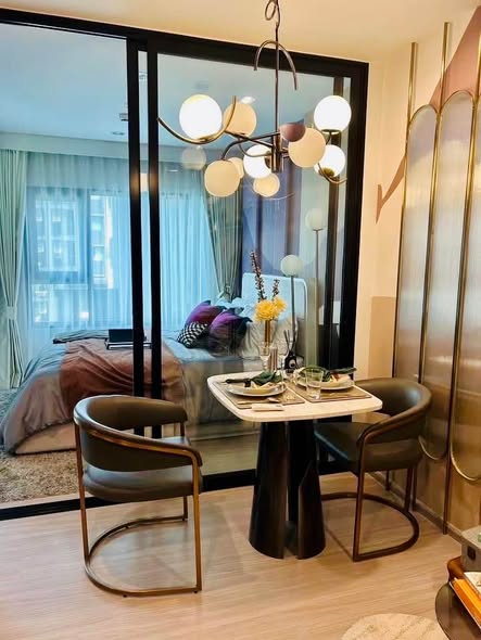bedroom and room interior of แอสปาย เอราวัณ ไพร์ม Aspire Erawan Prime