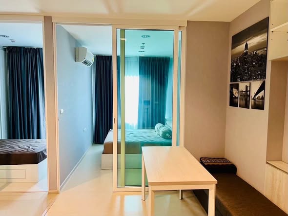 bedroom and room interior of แอสปาย เอราวัณ ไพร์ม Aspire Erawan Prime