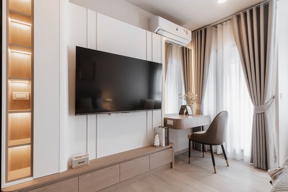 living room and bedroom of Aspire Onnut Station