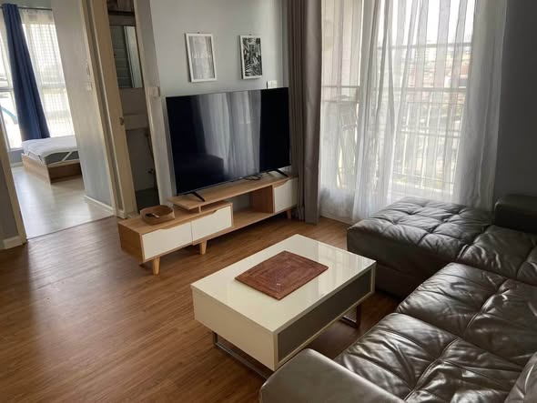 bedroom and living room of Aspire Sukhumvit 48
