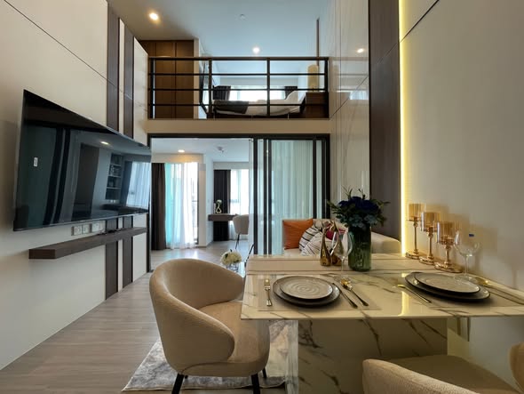 living room of Aspire Sukhumvit-Rama 4