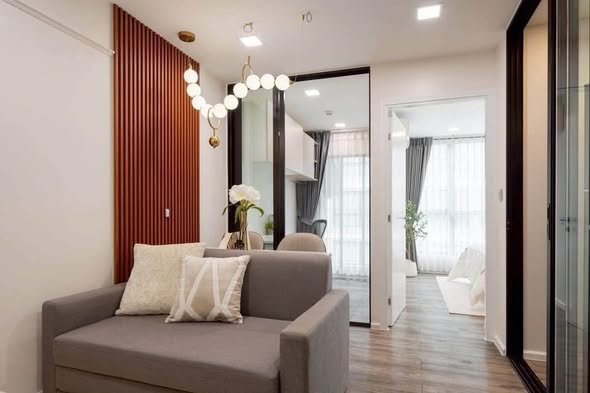 bedroom and living room and room interior of Atmoz รัชดา-ห้วยขวาง คอนโด
