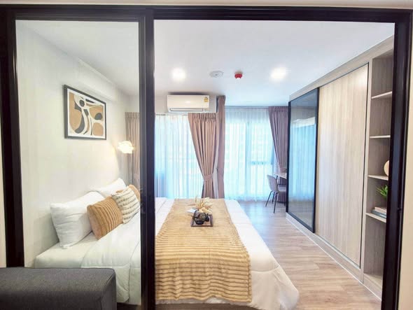 bedroom and living room and room interior of Atmoz Flow Minburi