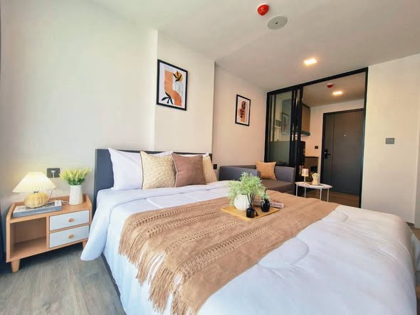 bedroom of Atmoz Palacio Ladprao Wanghin | แอทโมซ พาลาซิโอ ลาดพร้าว วังหิน