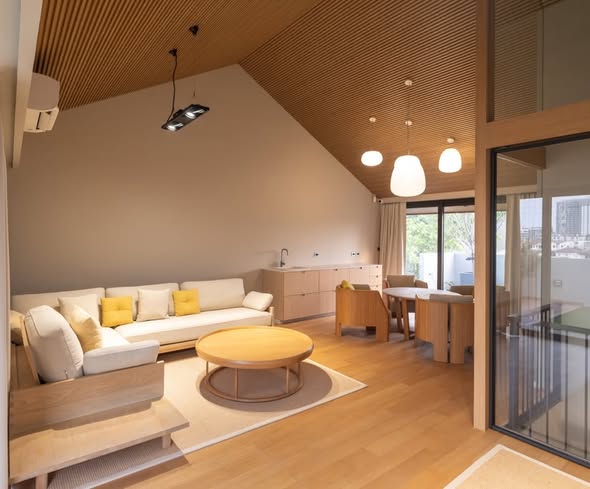 living room and room interior of Baan Baan Vibhavadi20