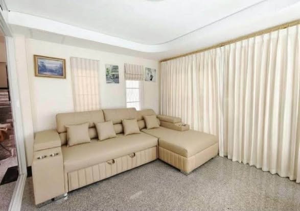 bedroom and living room of Baan Fah Greenery Loft North Pattaya