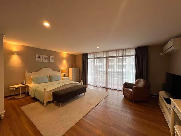 living room and bedroom of Baan Green Town